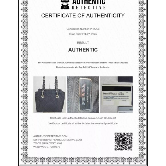 Authentic PRADA Tessuto Nylon Chain Medium Black Shoulder Bag Made in Italy - Picture 2 of 15